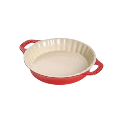 TAUB Ceramic Bakeware Pie Dish – Cherry (9-Inch)